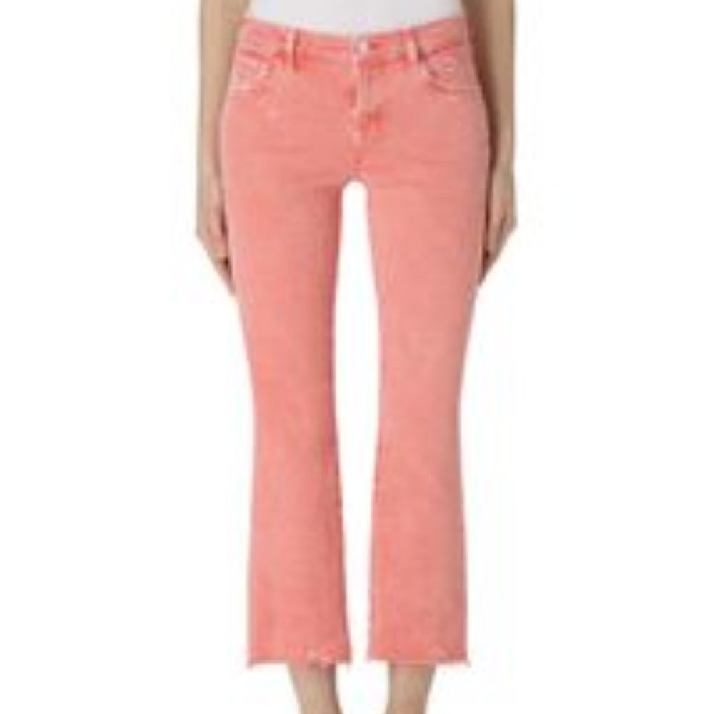 J Brand Sz-27 Selena Distressed Bootcut Crop Jeans  NWT - Picture 5 of 7